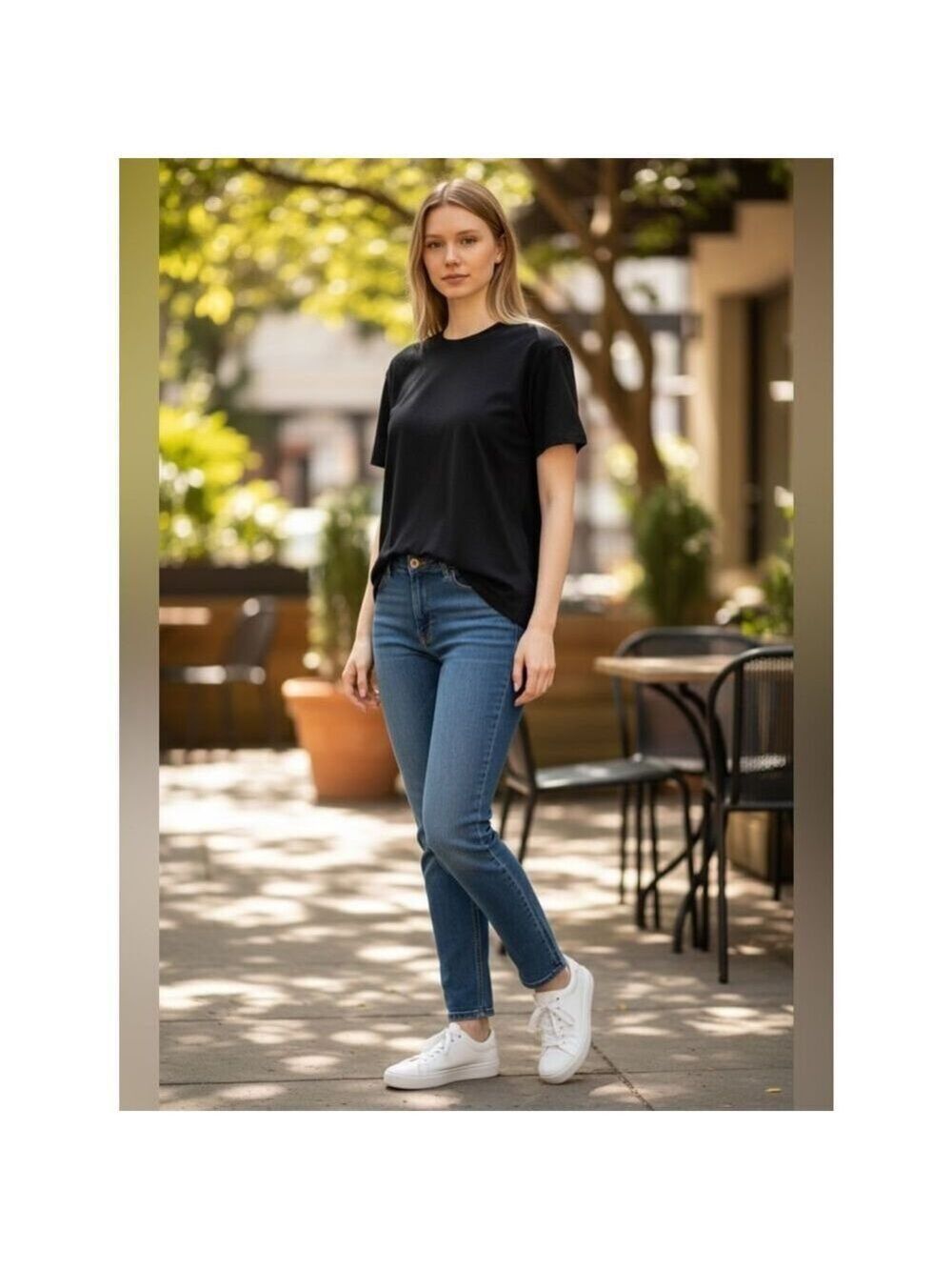 CRZ YOGA Black Relaxed Fit Athletic Tee XL Short Sleeve Workout Top